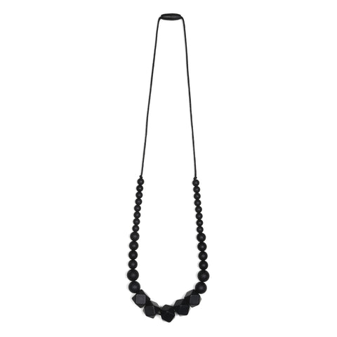 Luna Teething Necklace - Black