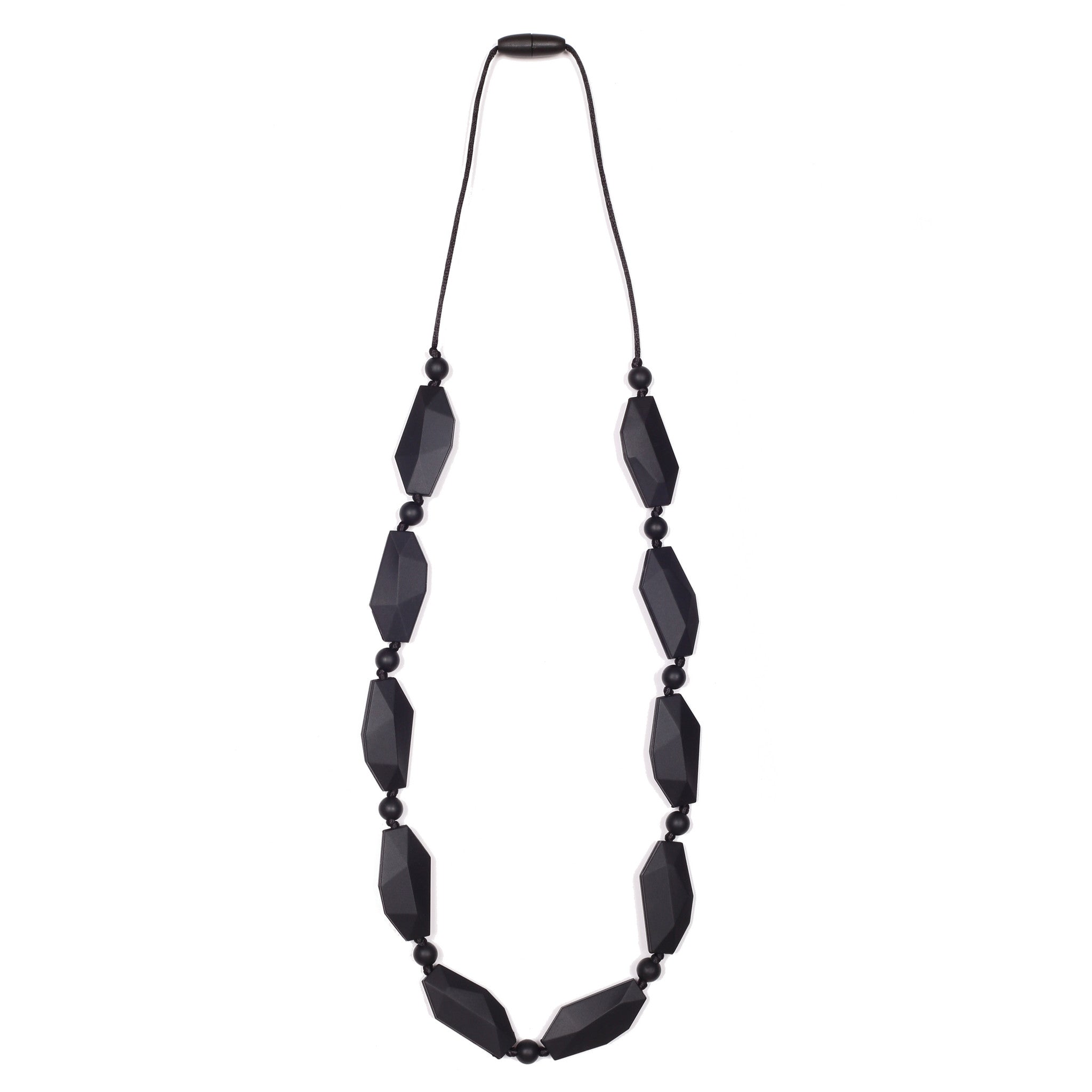Naomi Teething Necklace - Black