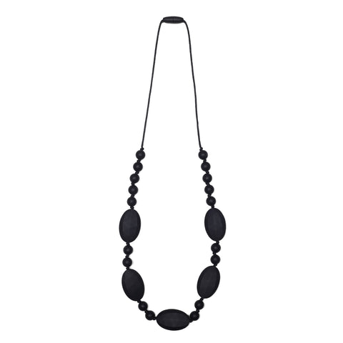 Luna Teething Necklace - Black