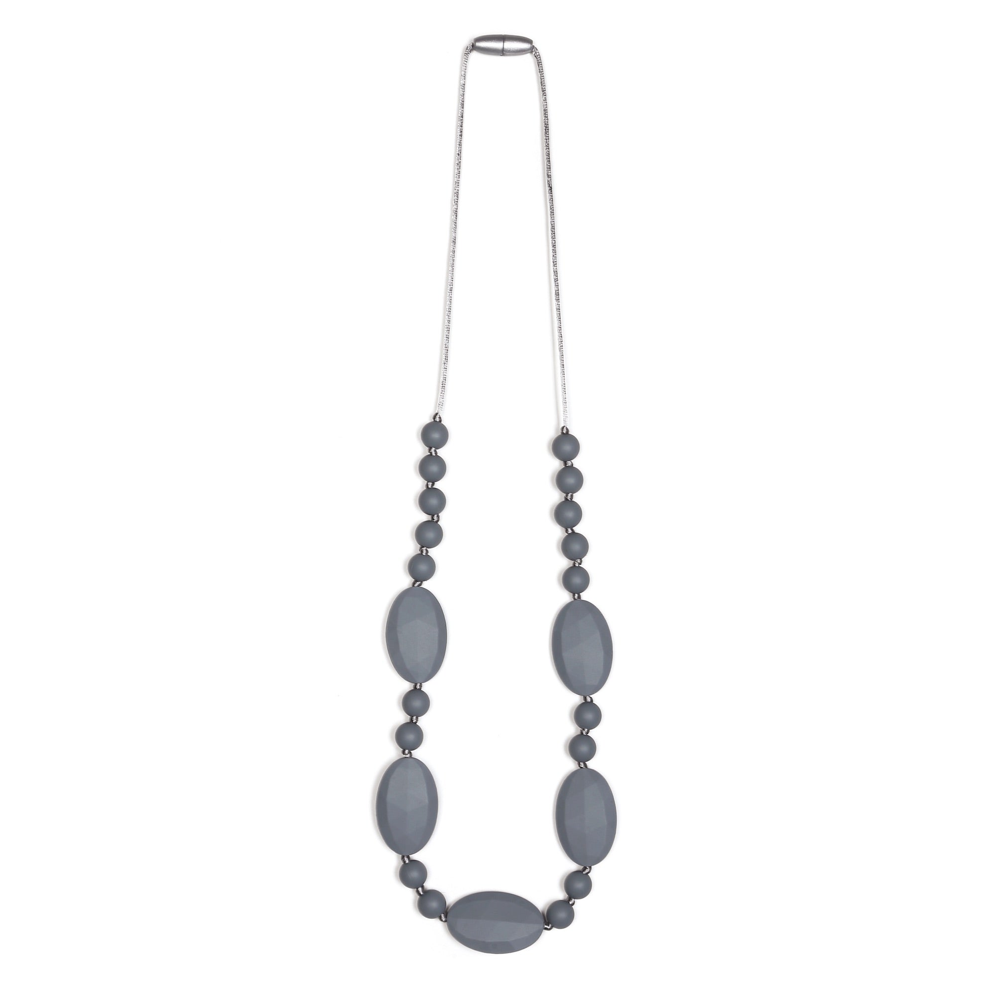 Emma Teething Necklace - Gray