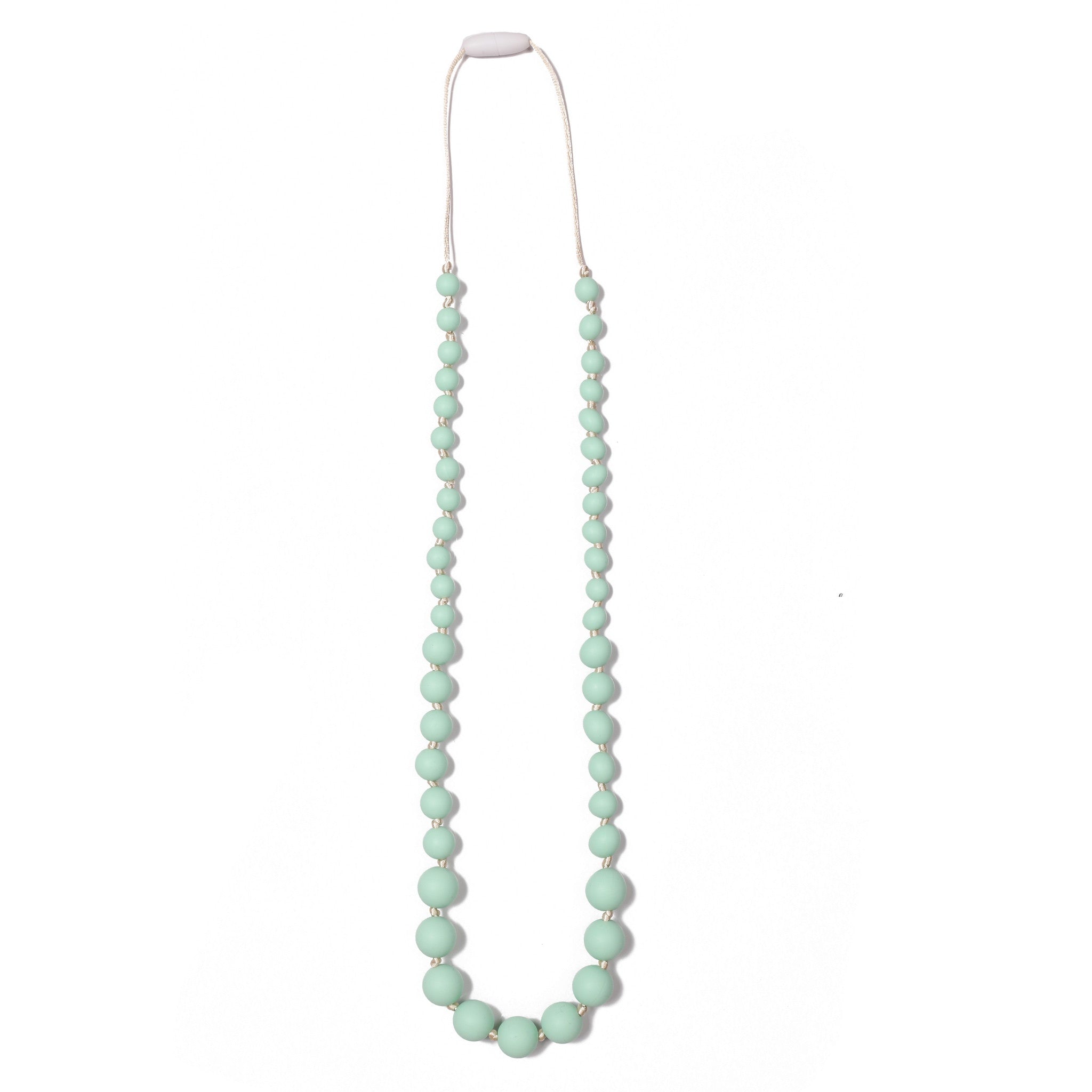 Audrey Teething Necklace - Mint