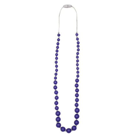 Madison Teething Necklace - Marble/Lilac