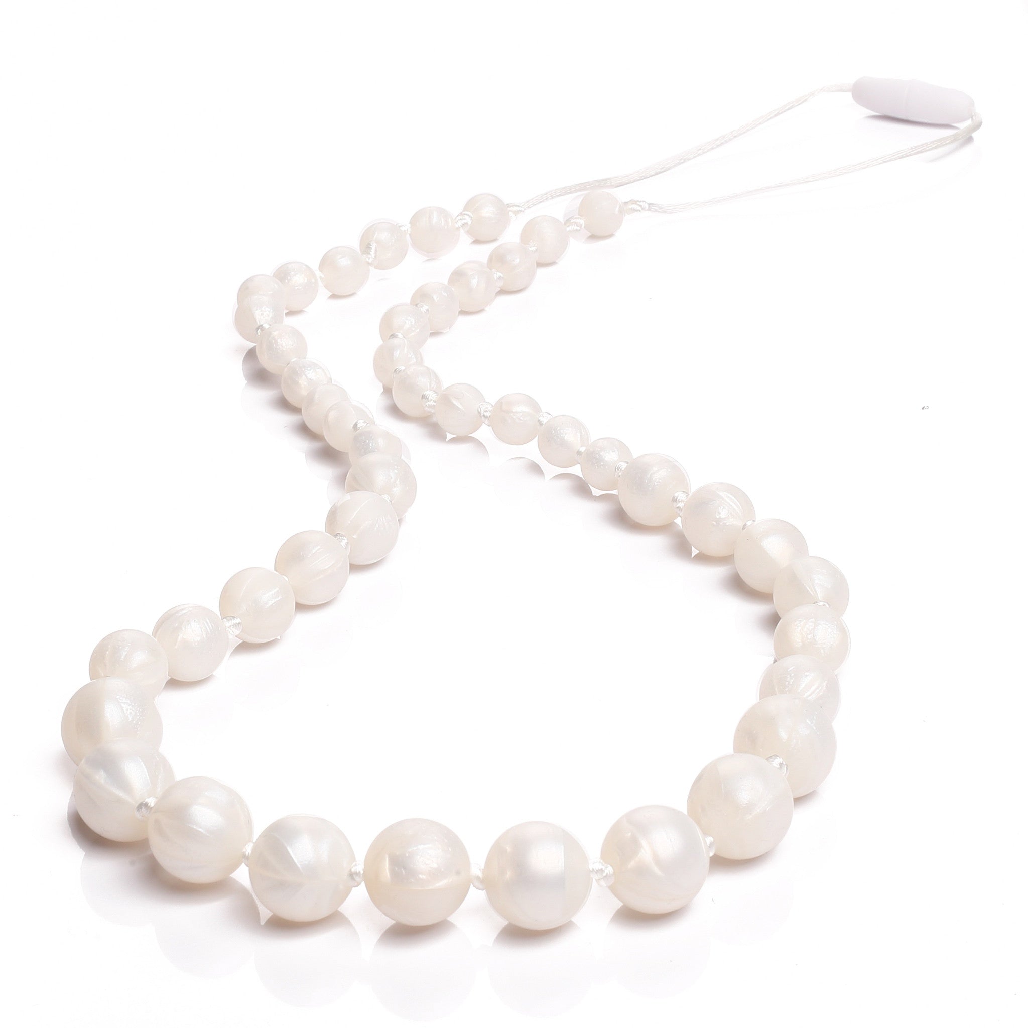Audrey Teething Necklace - Pearl