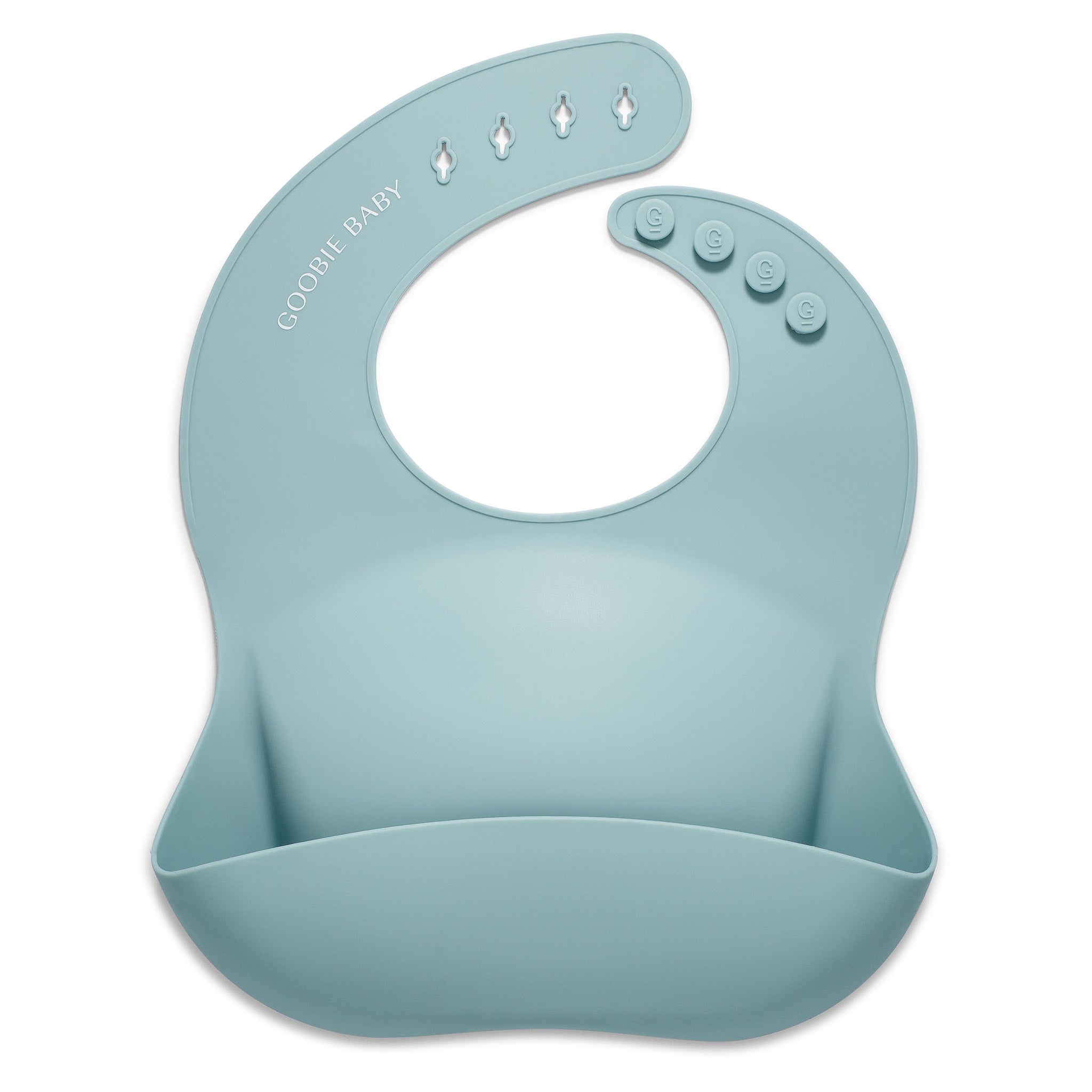 Silicone Baby Bib - Sea Glass
