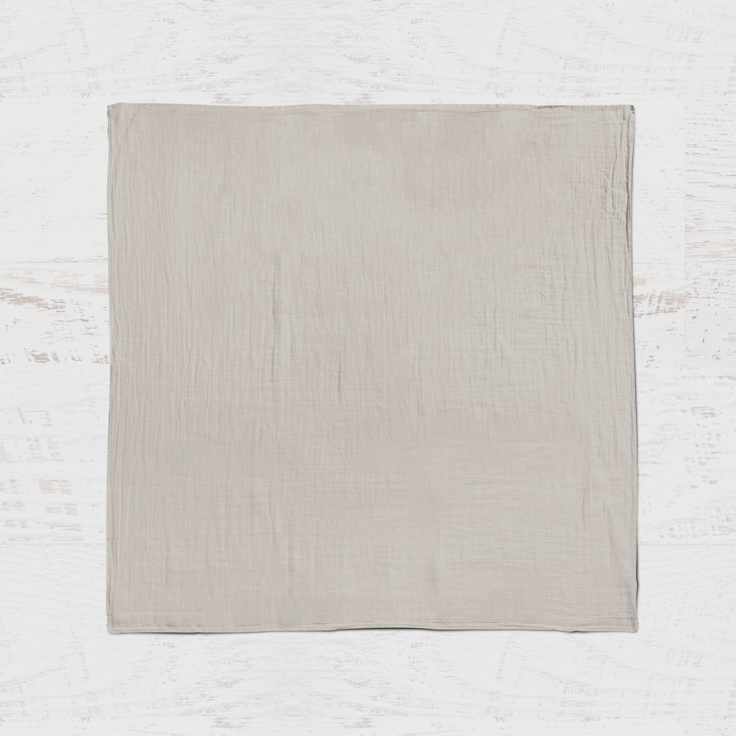 Organic Cotton Muslin Swaddle Blanket - Taupe
