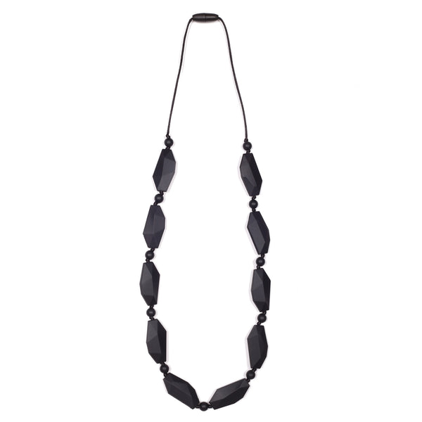 Naomi Teething Necklace - Black