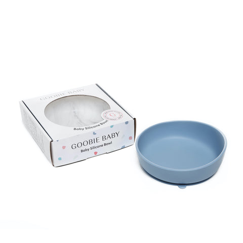 Silicone Baby Bowl - Blue