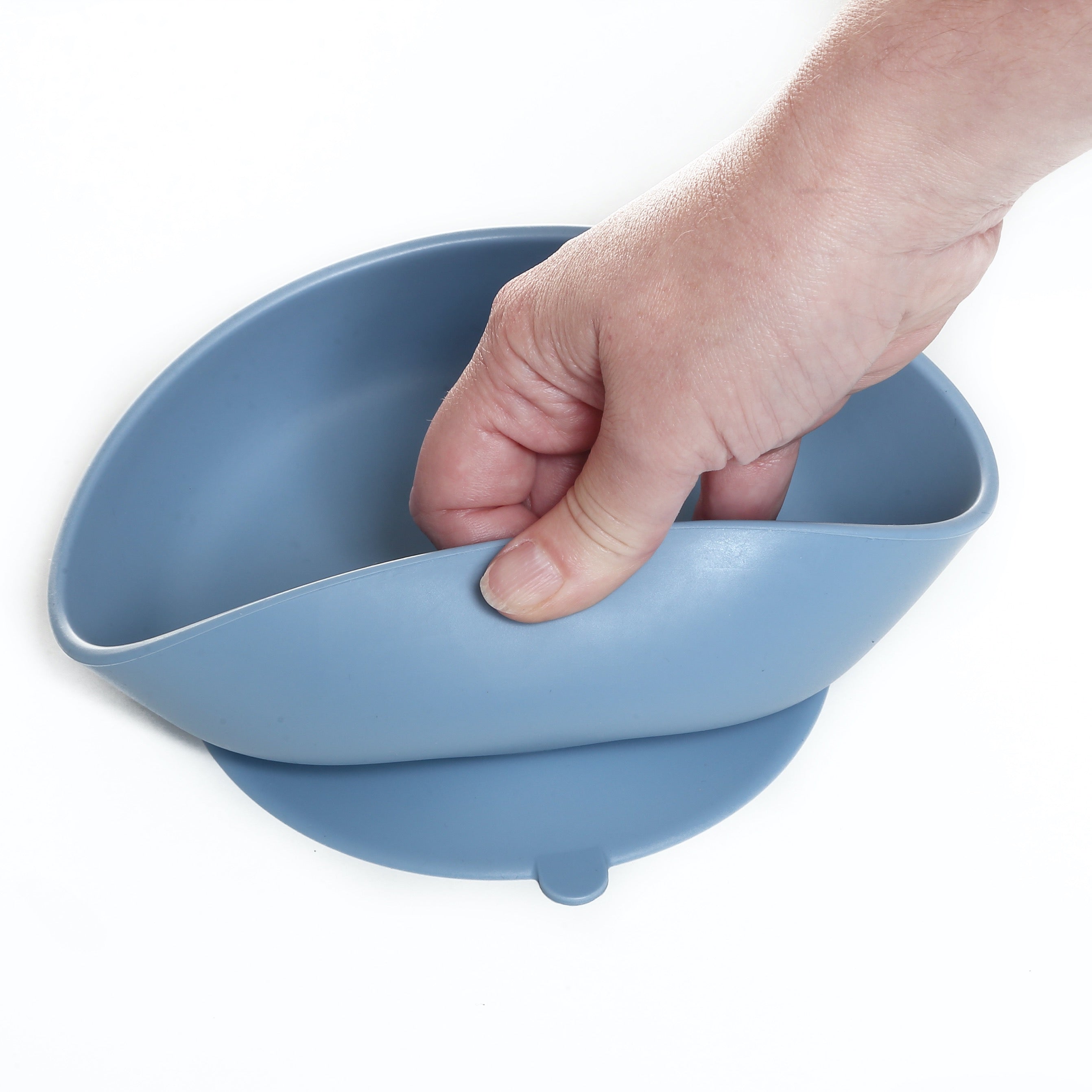 Baby Silicone Suction Bowls - Blue – Goobie Baby