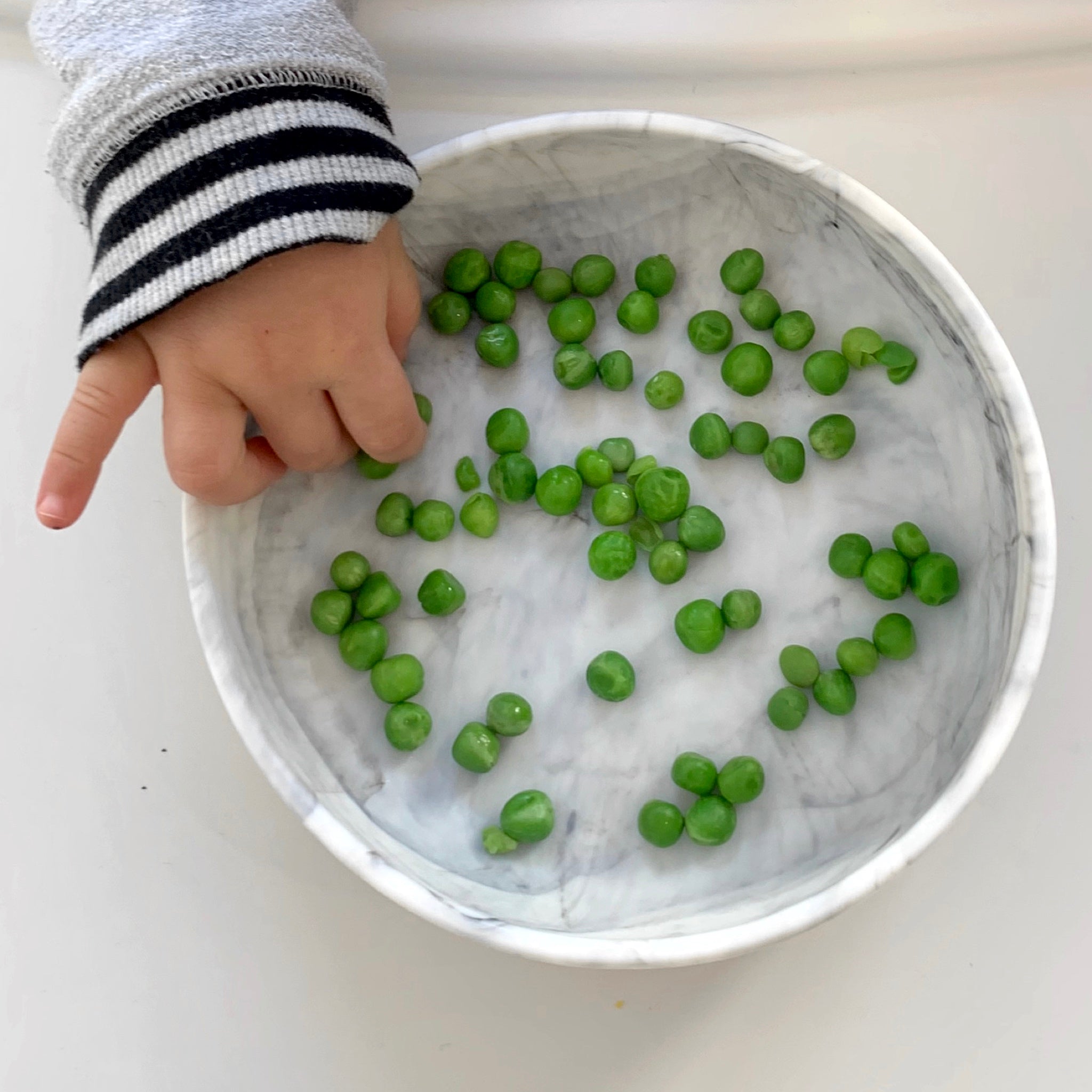 Silicone Baby Bowl Set - Marble