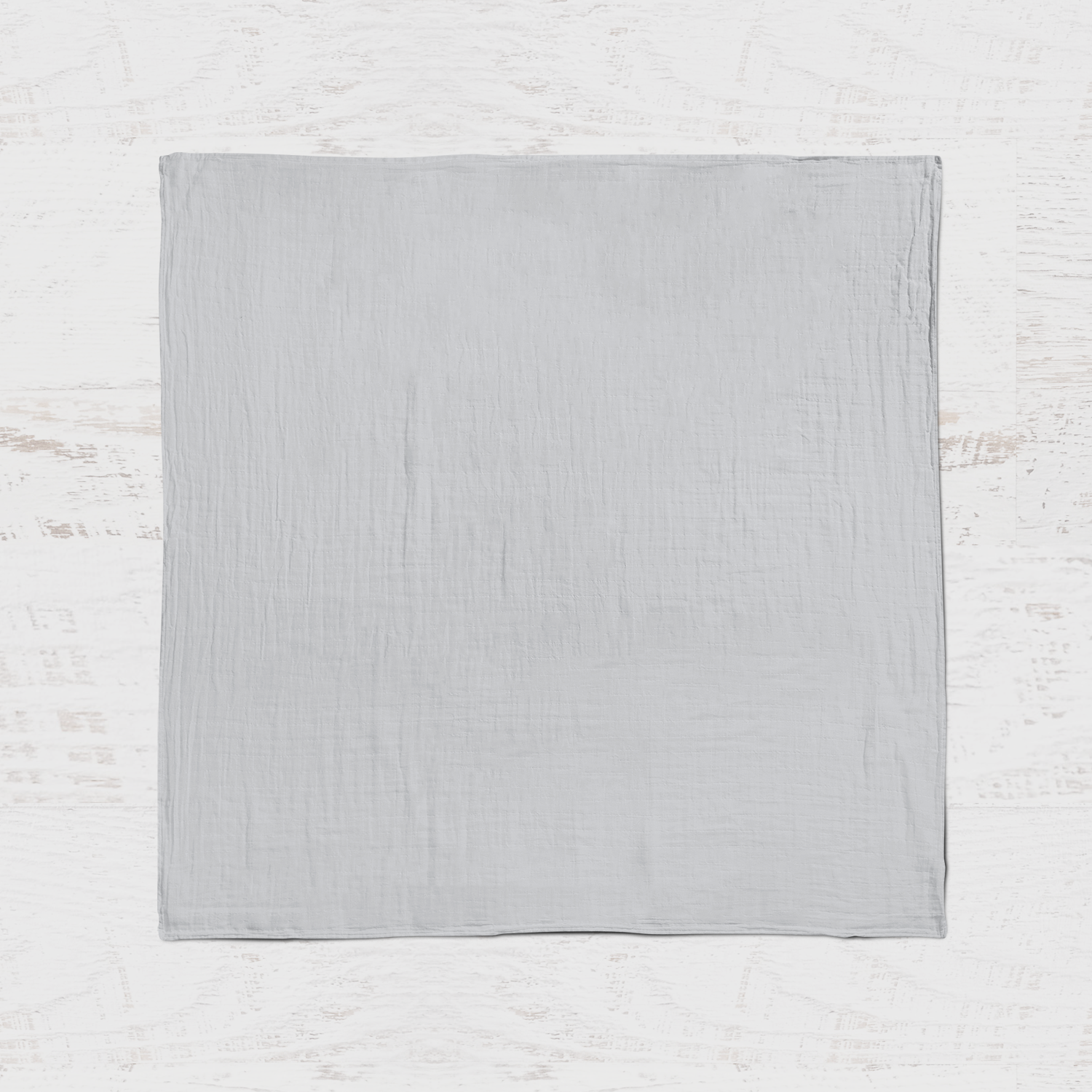 Organic Cotton Muslin Swaddle Blanket - Dove Gray