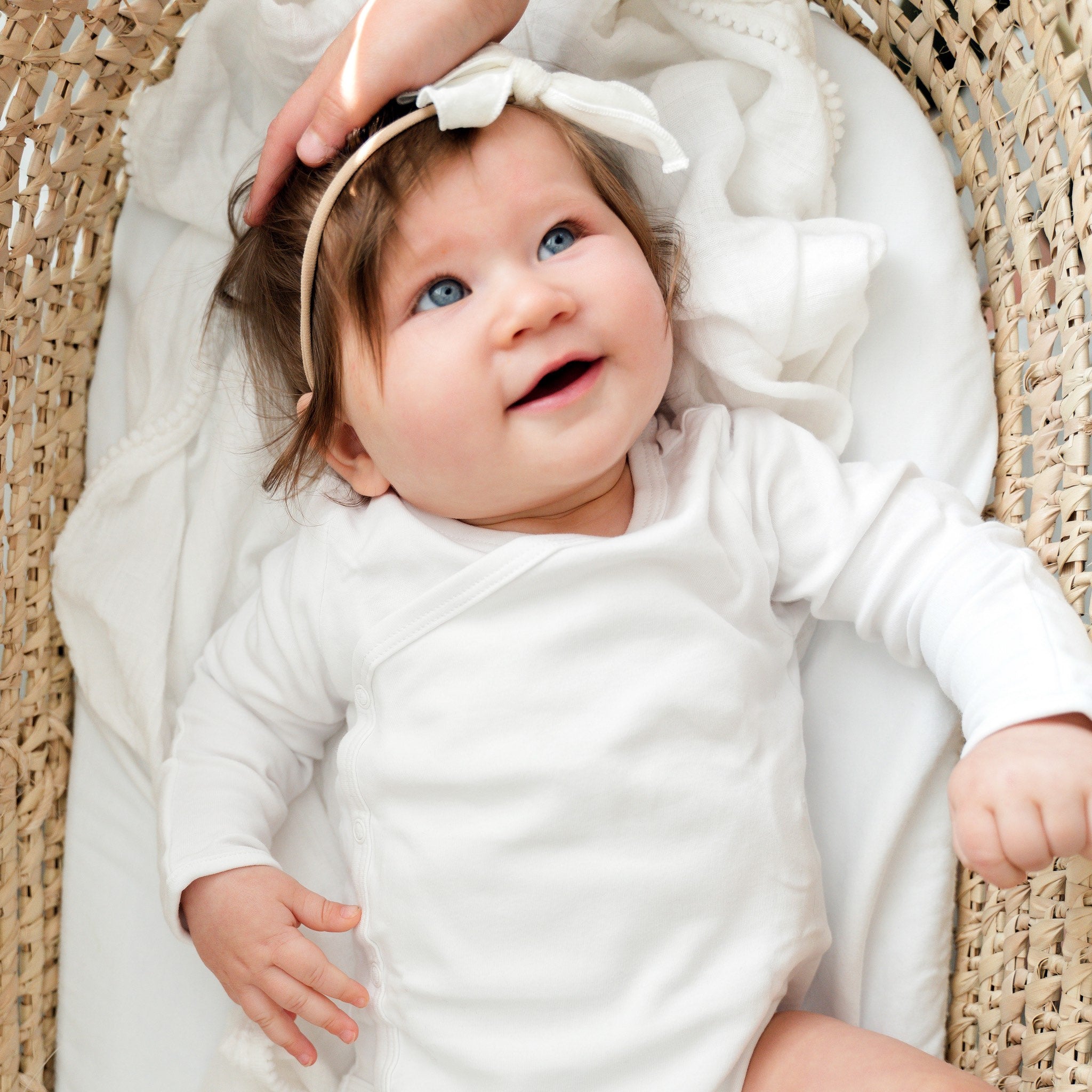 Long Sleeve Kimono Side Snap Bodysuits Black/White – Goobie Baby