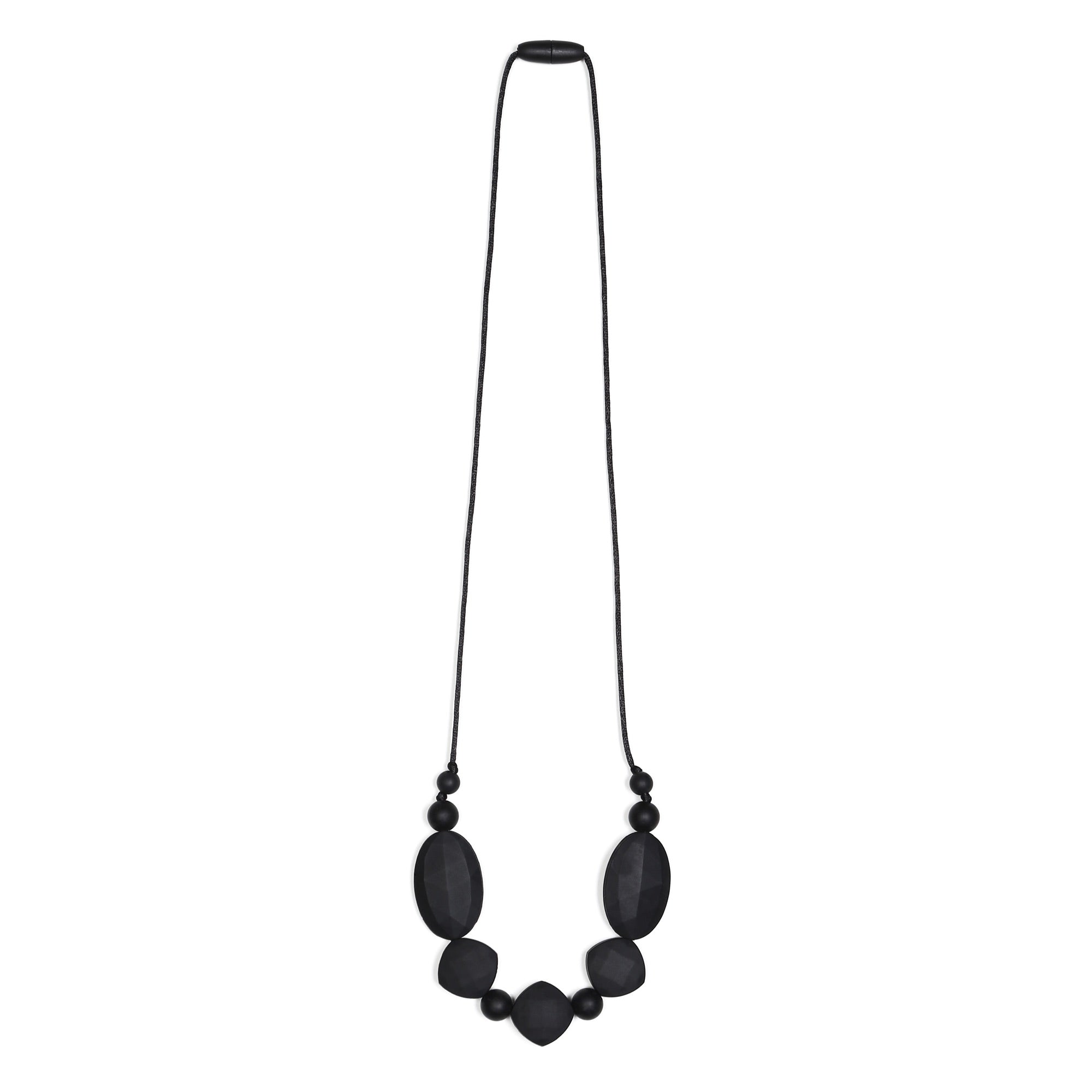 Luna Teething Necklace - Black