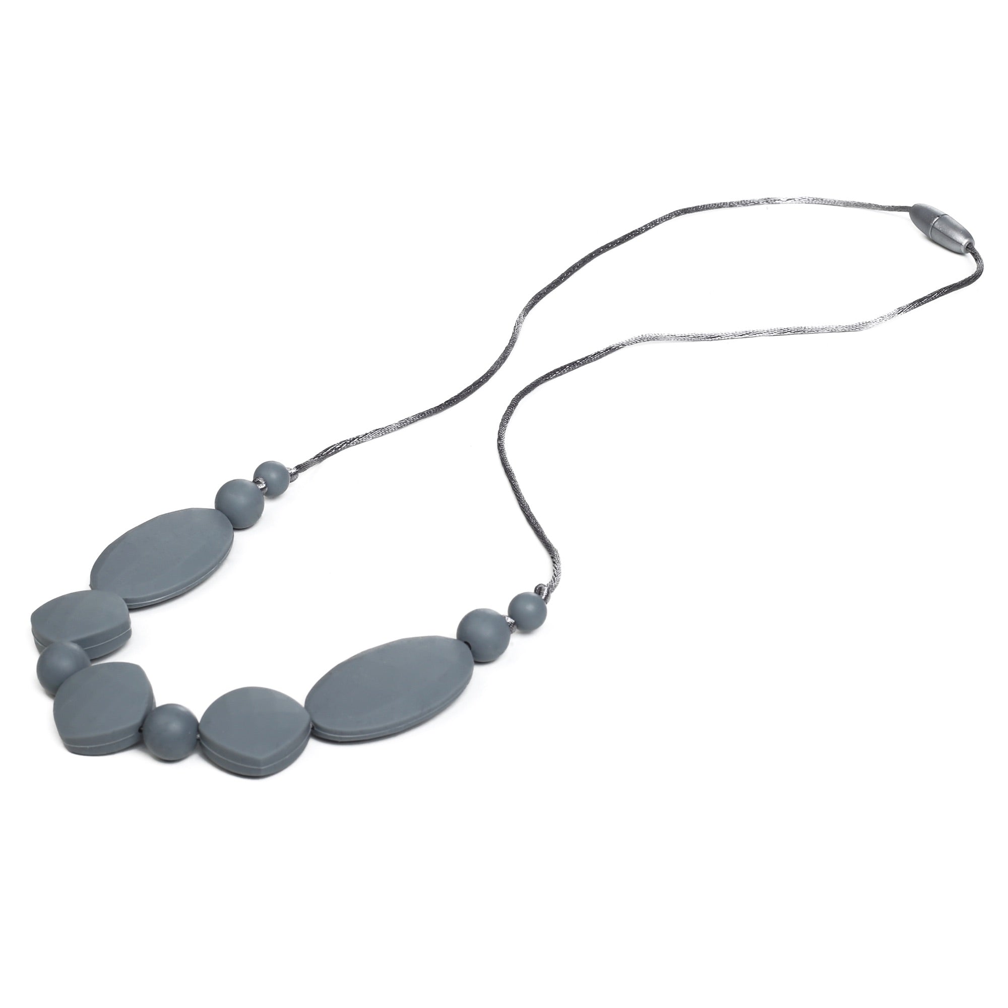 Luna Teething Necklace - Gray