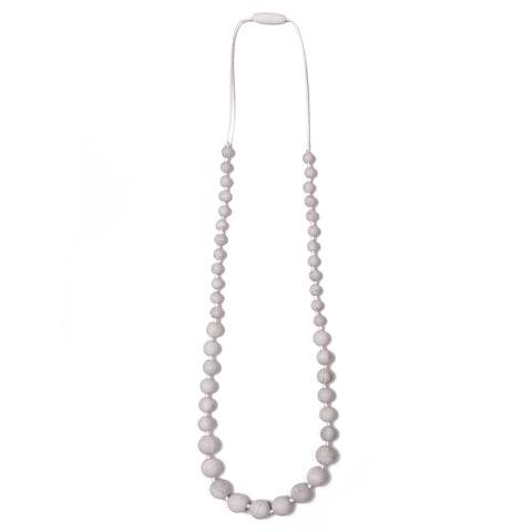 Emma Teething Necklace - Mint/Marble/Gray