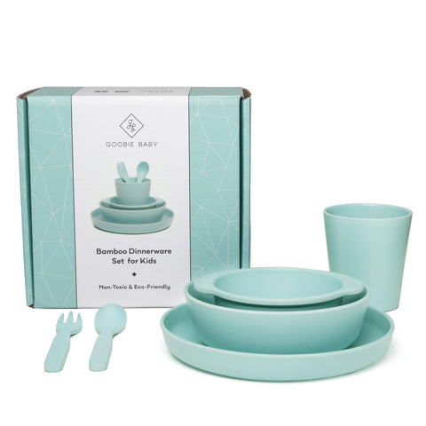 Bamboo 6 Piece Dinnerware Set - Mint