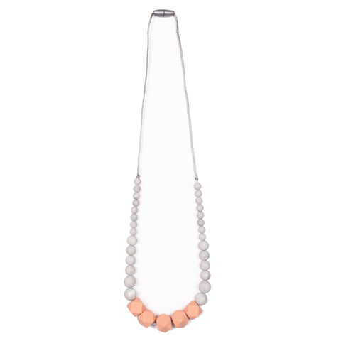Zoe Teething Necklace - Marble