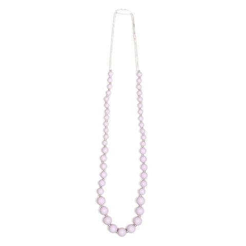 Madison Teething Necklace - Marble/Lilac